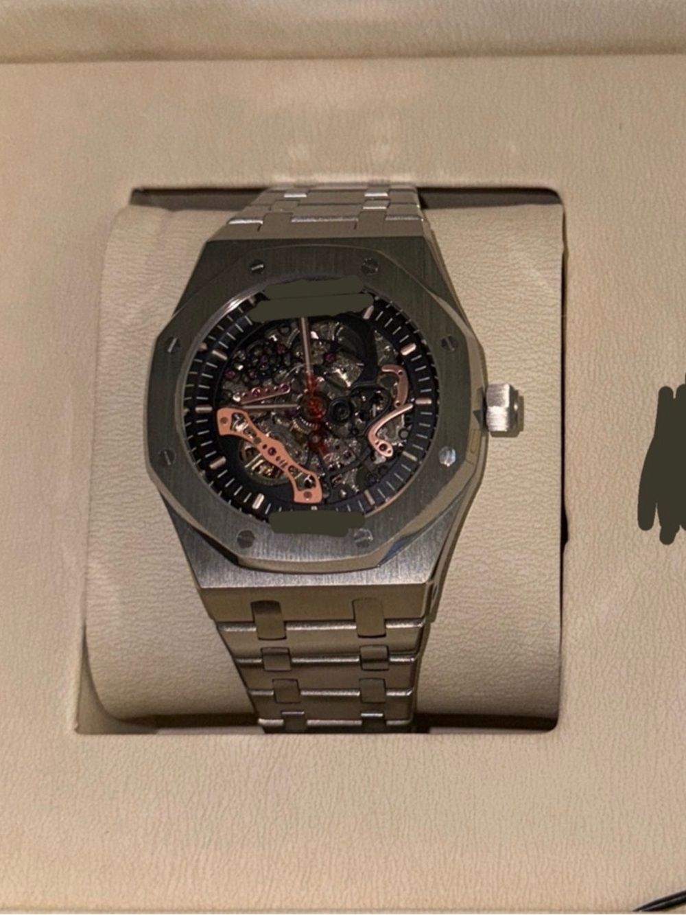 Men's Stainless Steel silver watch